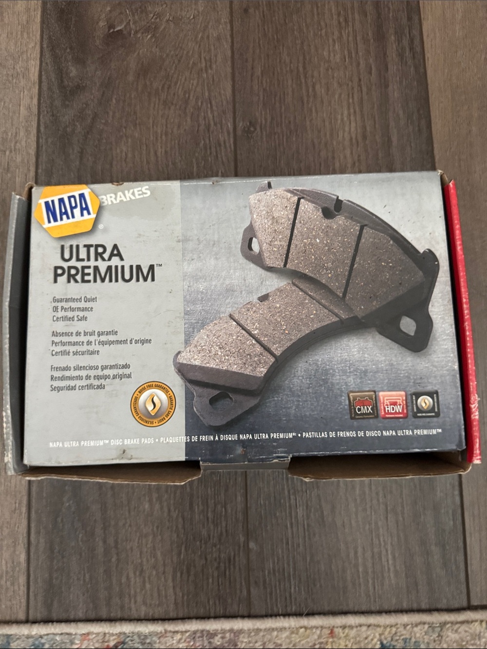 NAPA Ultra Premium Brake Pads - Gray UP- 7558-X